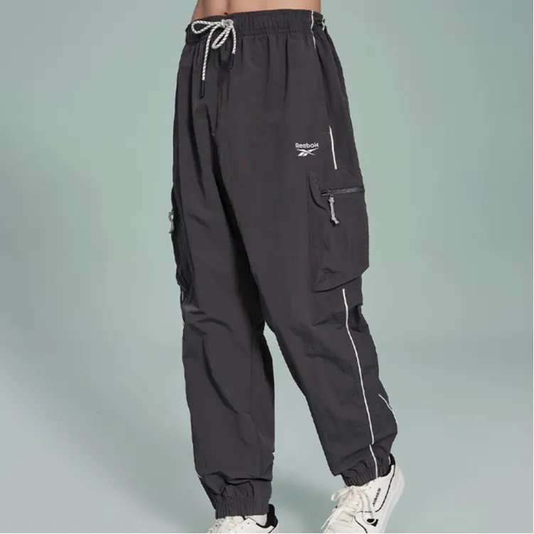 Reebok Casual Pants Unisex Charcoal Black-3