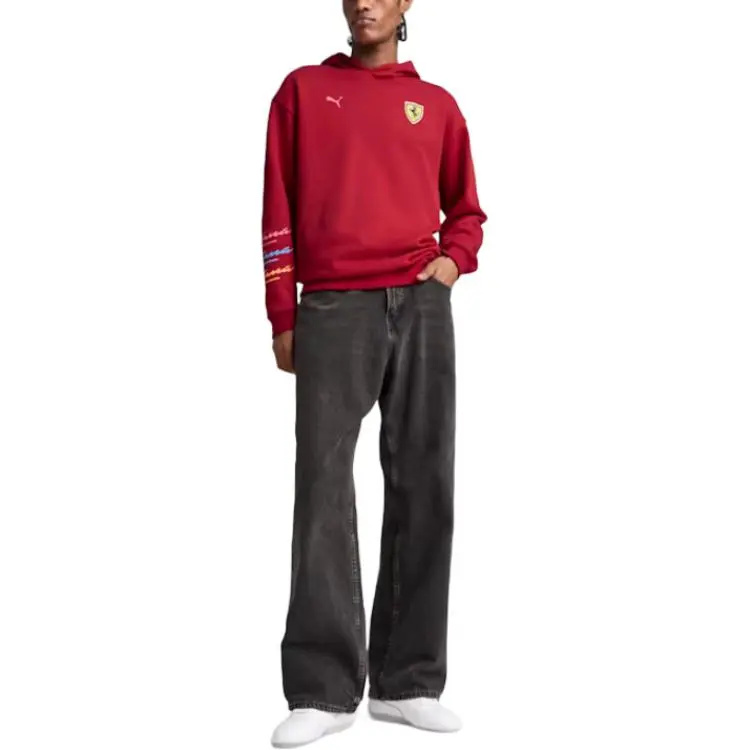 PUMA Sudadera Estampada Con Capucha Para Hombre Scuderia Ferrari Miami Limited Edition-3