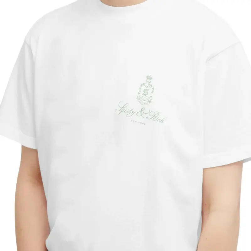 SPORTY & RICH Vendome Cotton T shirt-4