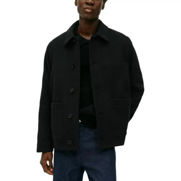 ARKET Coats Men Black-1