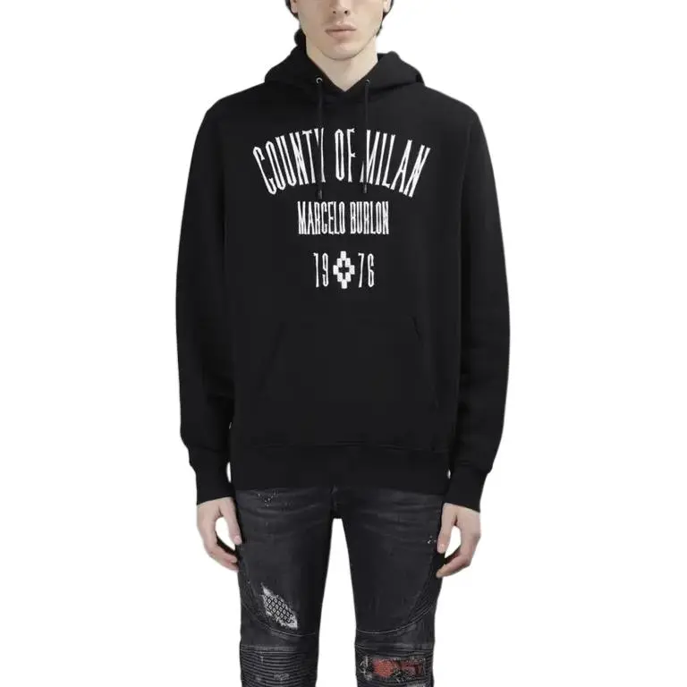 MARCELO BURLON COUNTY OF MILAN Sweatshirt Men's Black-2