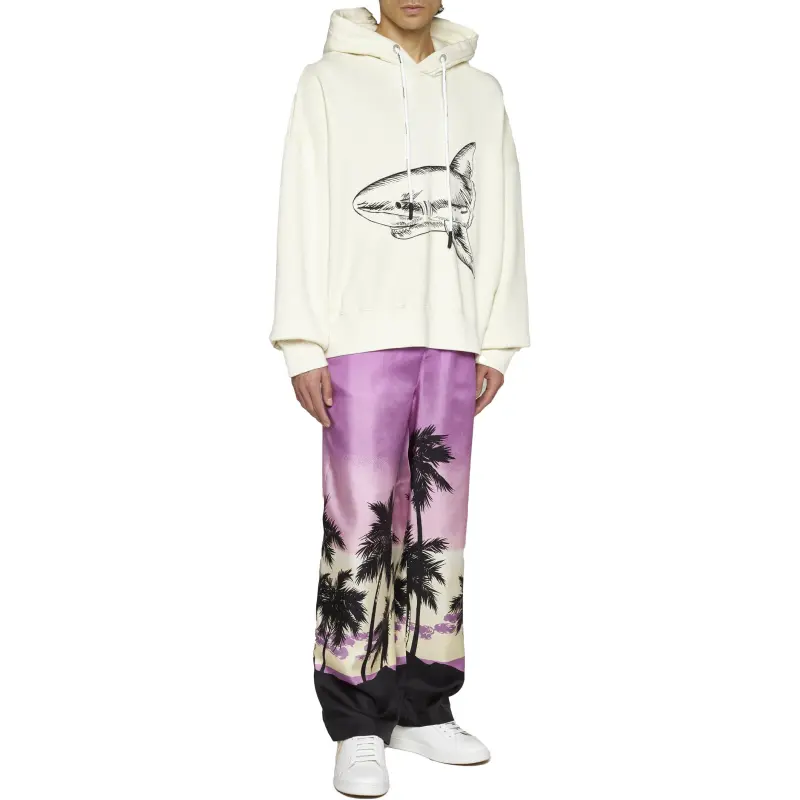 PALM ANGELS Split Shark Hoodie-4