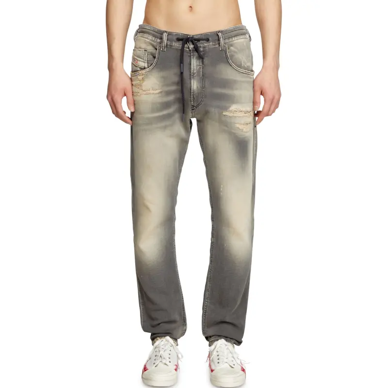 DIESEL 2032 D Krooley B Distressed Jeans-1