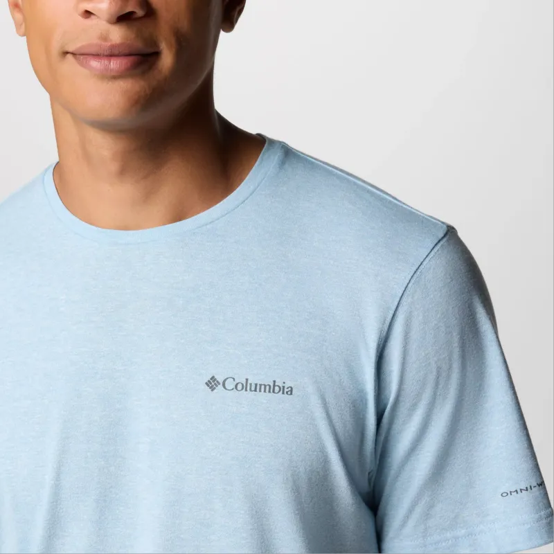 Columbia Thistletown Hills T-Shirt Men's Ripple Blue Mix-4