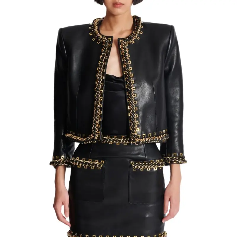 BALMAIN Chain Detailing Jacket-1