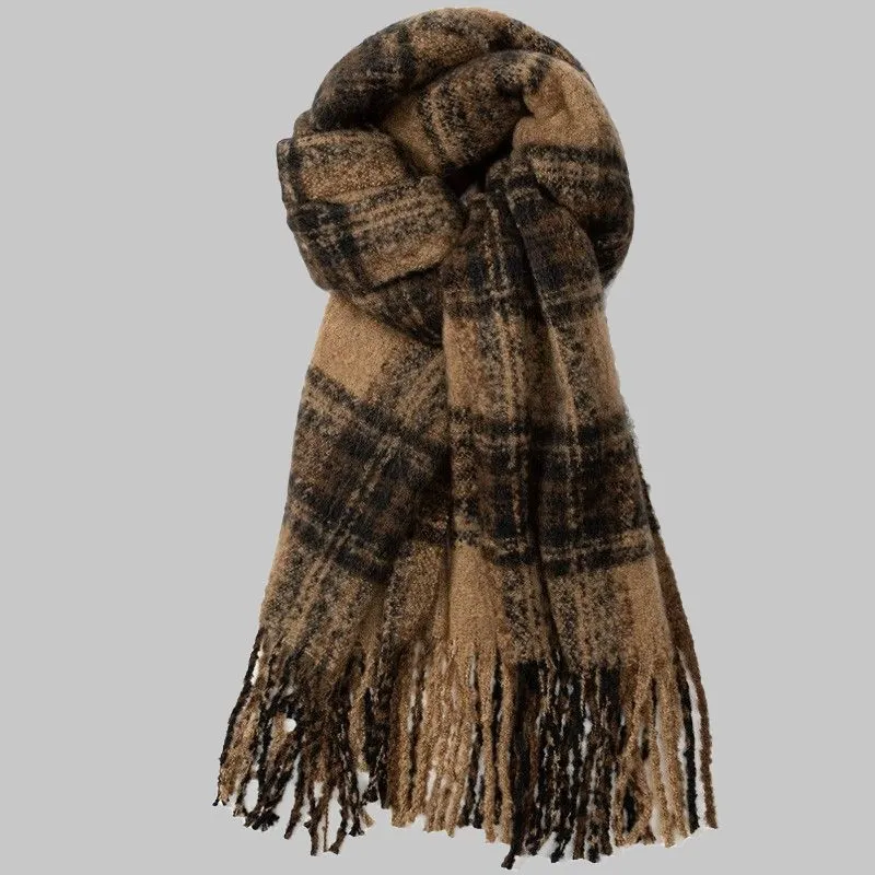 FUO Polyester Knit Scarves Unisex-1