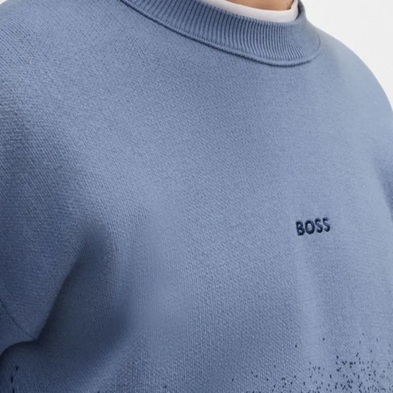 HUGO BOSS Gradient Jacquard Sweatshirt-4