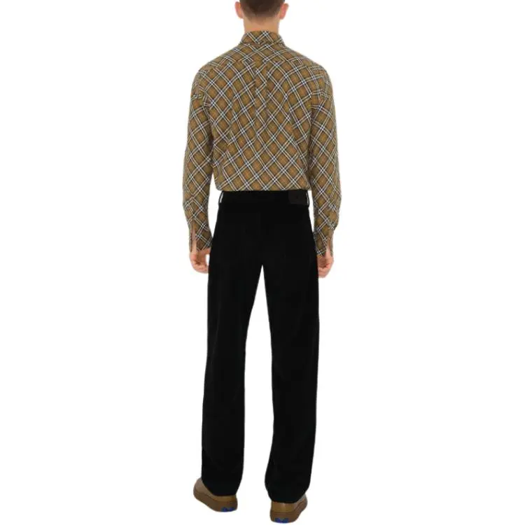 Burberry Vintage Check Logo Embroidered Shirt-3