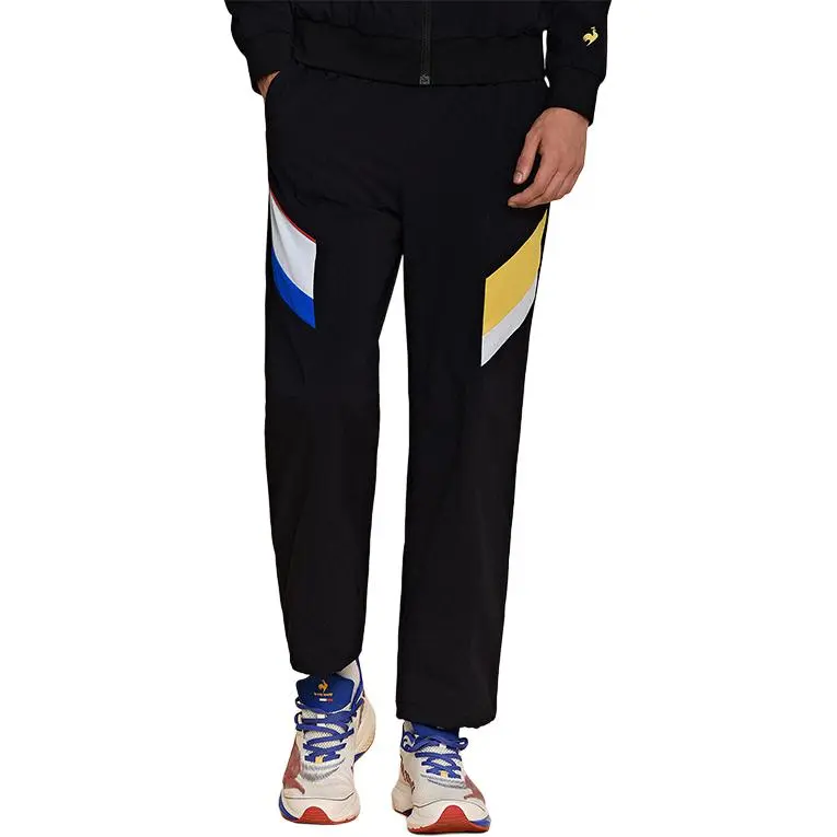 Le Coq Sportif Knitted Sports Pants Men's Dazzle Black-2