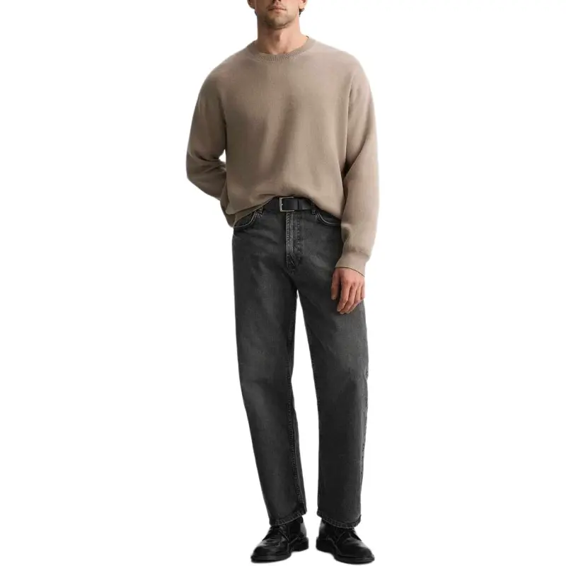 ZARA Sweaters Men Light Brown-2