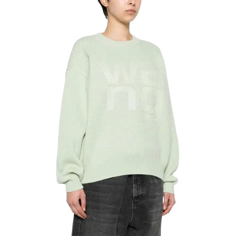 Alexander Wang Logo Detailed Knit Sweater-2
