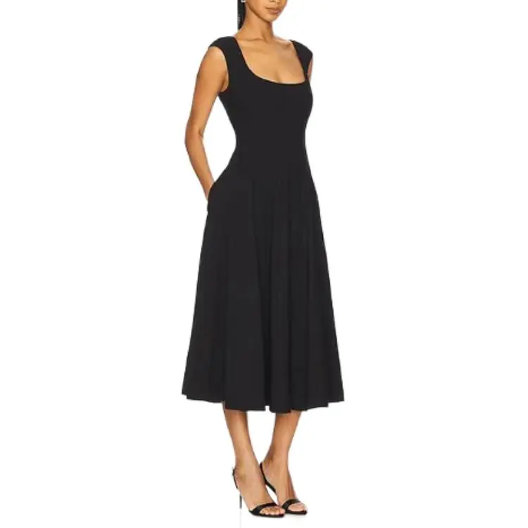 Danielle Guizio Sleeveless Dress Women's Black-2