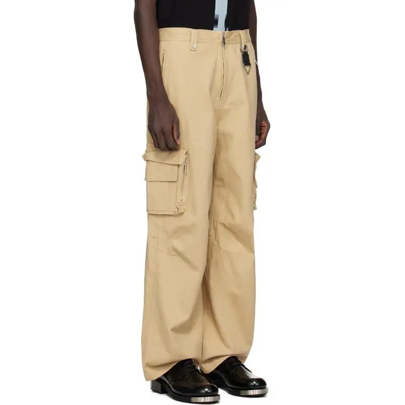 C2H4 Cargo Pants Men Khaki-2