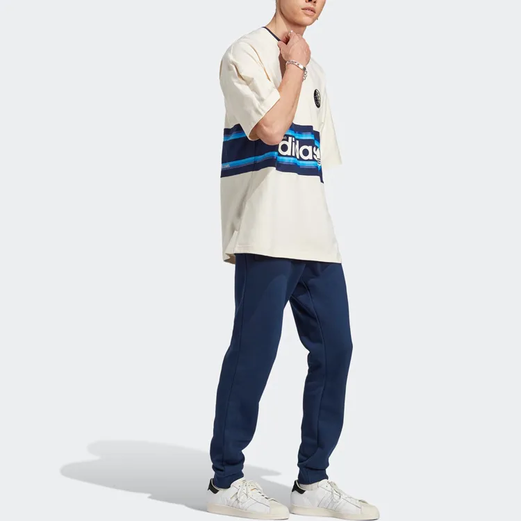 Adidas Originals BLOKEPOP T Shirt Men's Wonder White-3