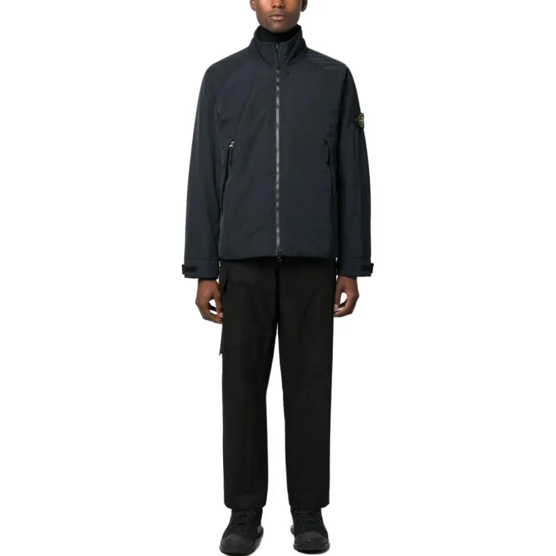 STONE ISLAND Compass Patch Zip Up Windbreaker-2
