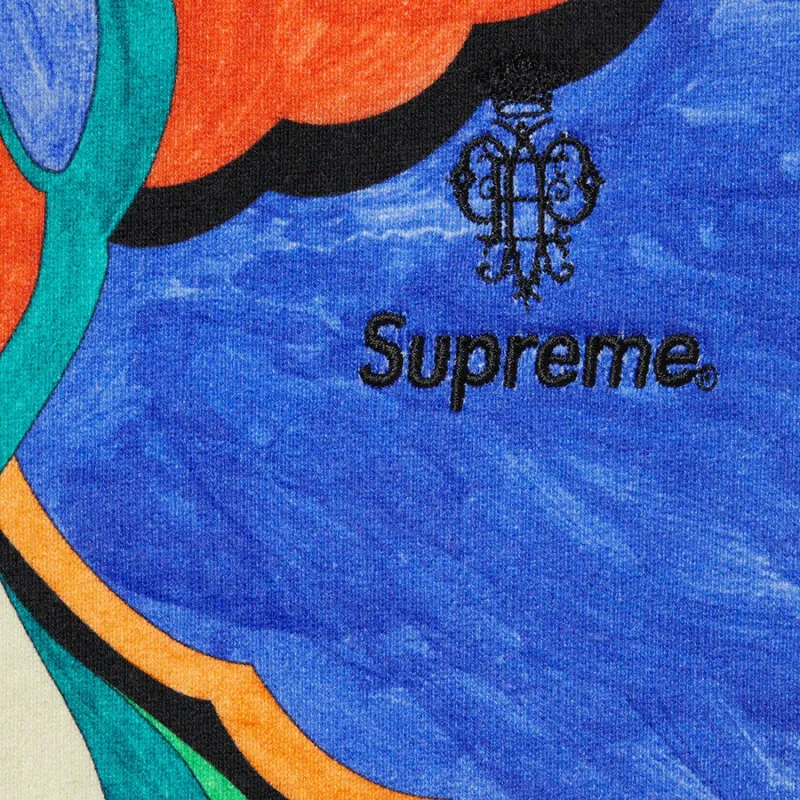 Supreme X Emilio Pucci Hooded Sweatshirt-1