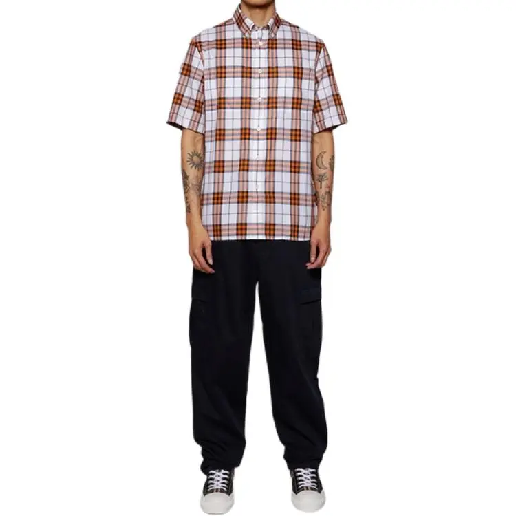 Burberry Collar Checked Shirt-5