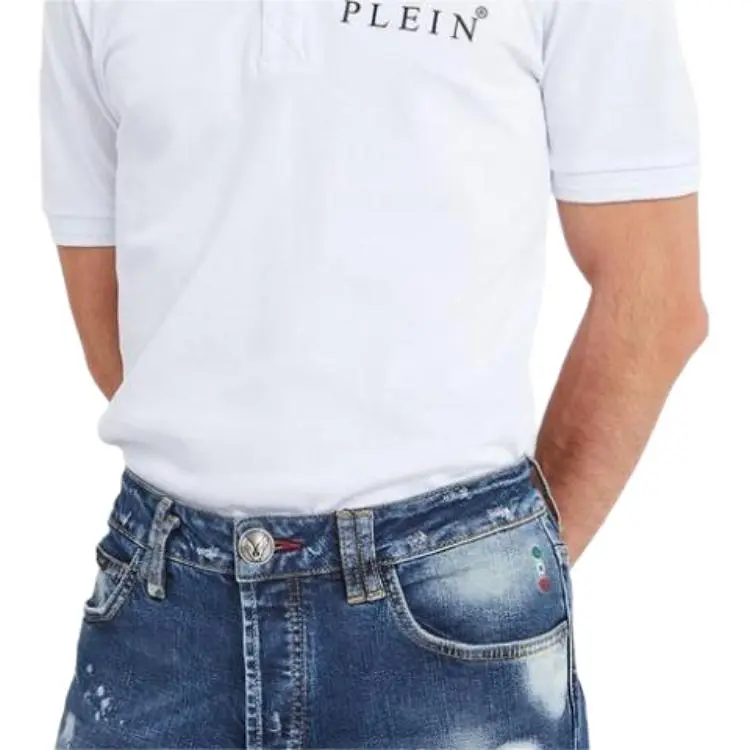 PHILIPP PLEIN Iconic Piqué Cotton Polo Shirt-3