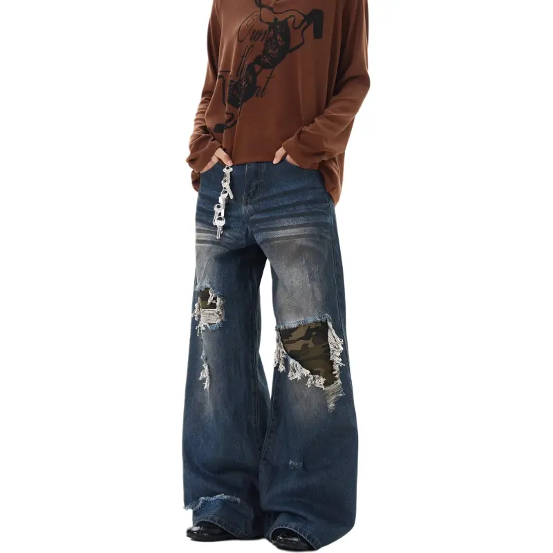 KVIV Jeans Men Vintage Blue -2