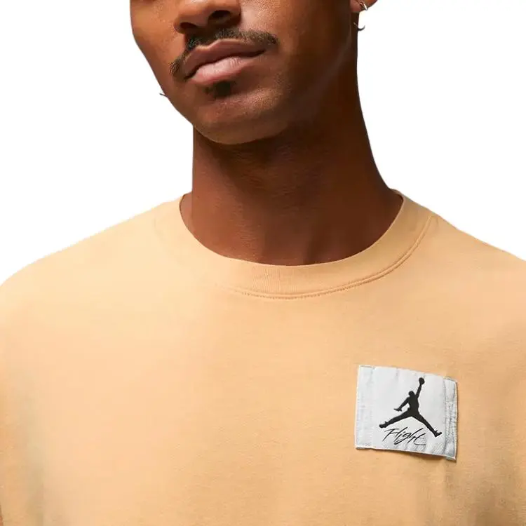 Jordan T Shirts Men Earth Yellow-3