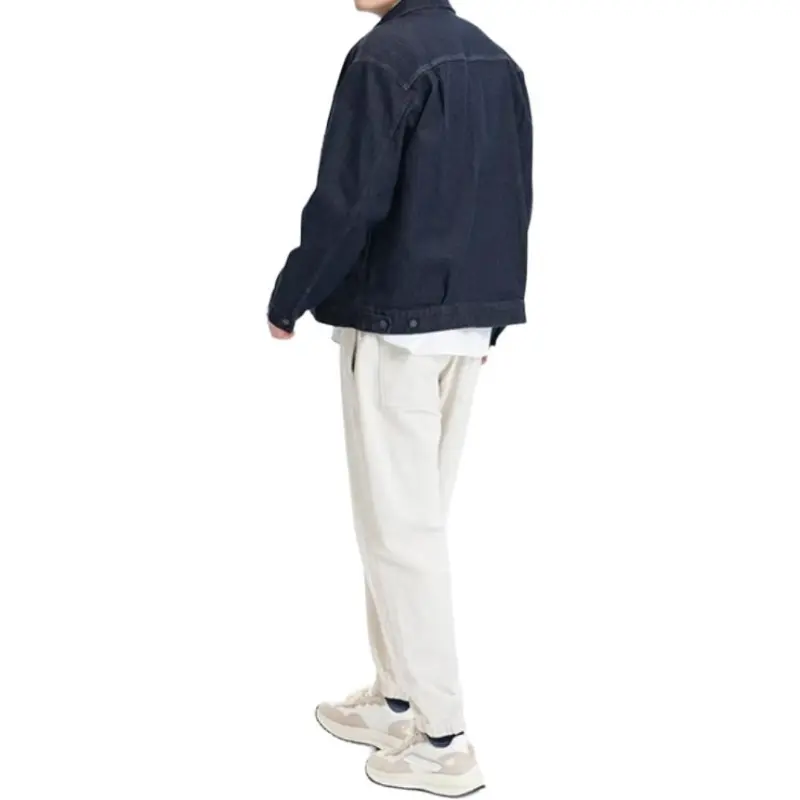 UNIQLO Denim Jacket Unisex Lake Blue-2