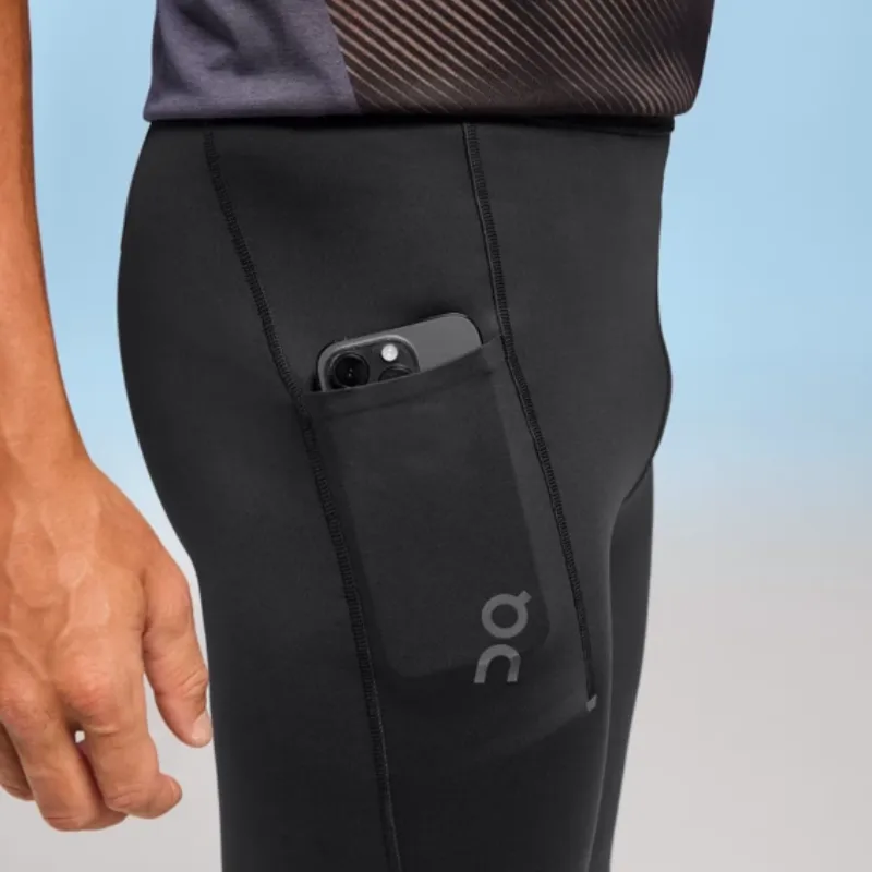 On PerformanceWinter Athletic Trousers Men's Black-4