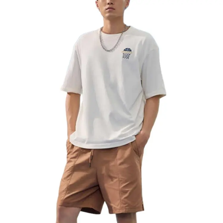 Jordan T-Shirt Men's Light Ivory White-2