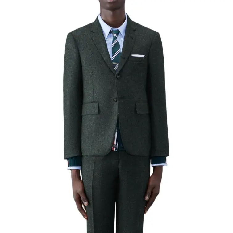 THOM BROWNE Single Breasted Tailored Blazer-3