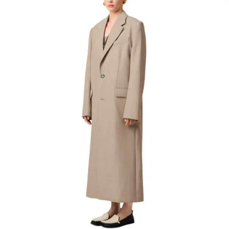 AMIPARIS Paris Back Slit Long Coat-2