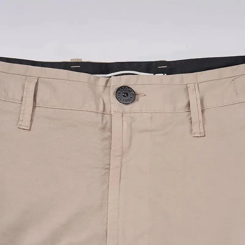 STONE ISLAND Cargo Shorts Unisex Light Coffee-2