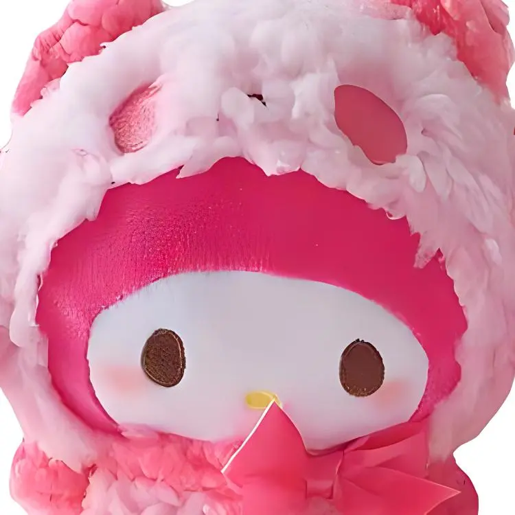 Sanrio Panda My Melody Dolls Plush Doll 16cm High-2