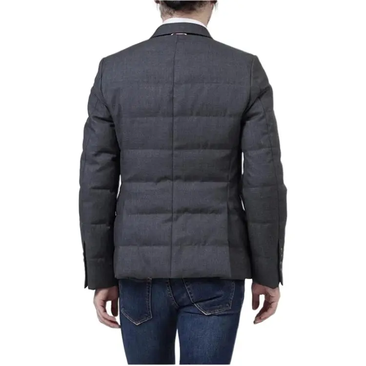 Moncler Denim Jackets Men Dark Gray-1