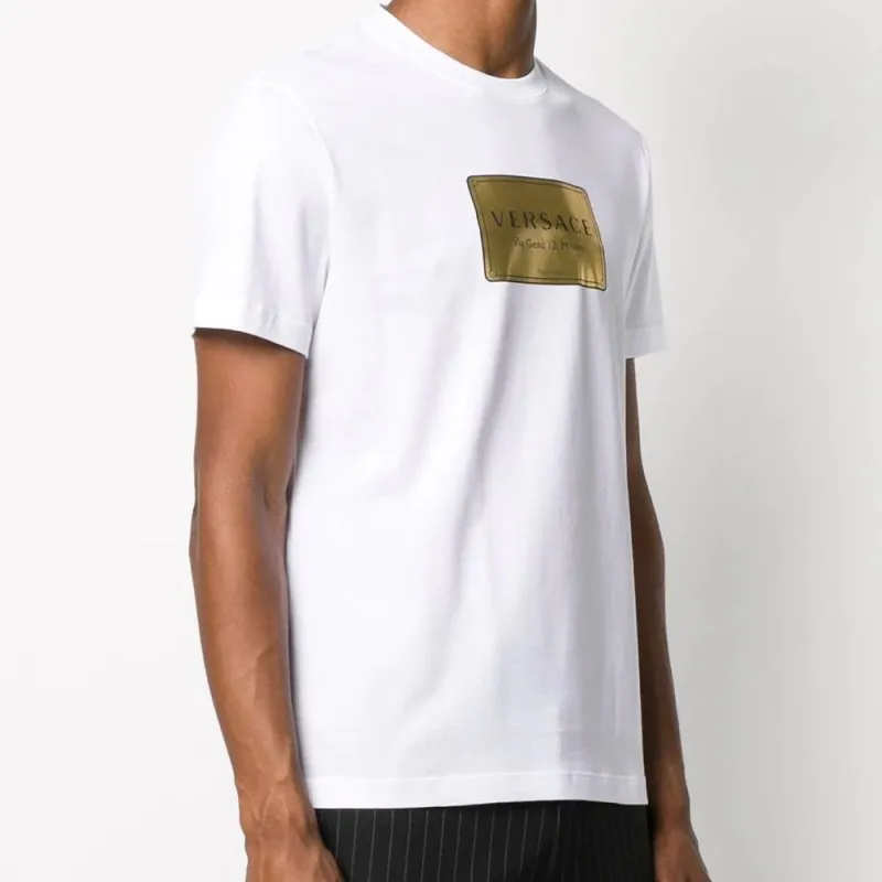 VERSACE T Shirts Men White-3