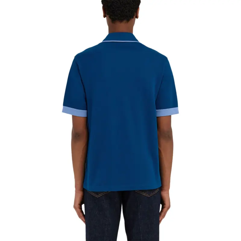 Ferragamo Logo Embroidered Polo Shirt-3