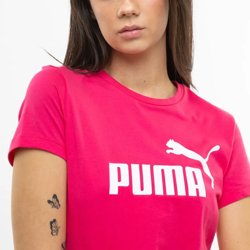 PUMA T Shirt Women's Garnet Red-4
