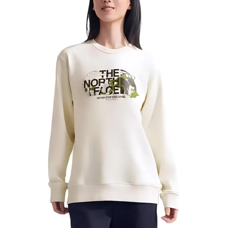THE NORTH FACE City Outdoor Collection Sweatshirt Unisex Dune White-1