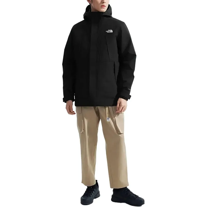 THE NORTH FACE City Outdoor Collection Windbreaker Jackets Men Cosmic Black Shopping Bag Included-2