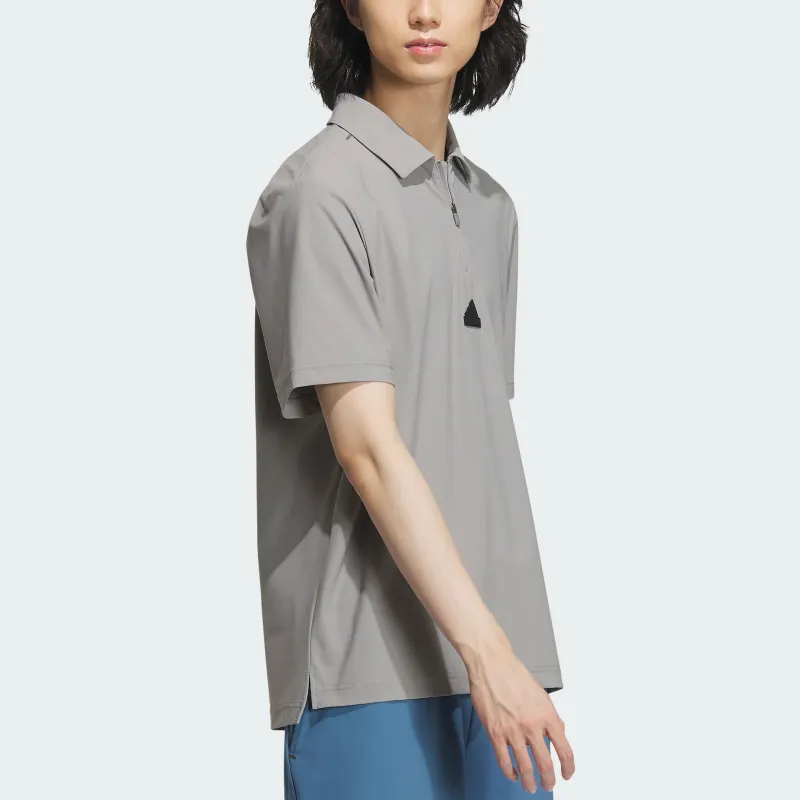 Adidas Polo Shirt Men's Pure Ice Gray-2