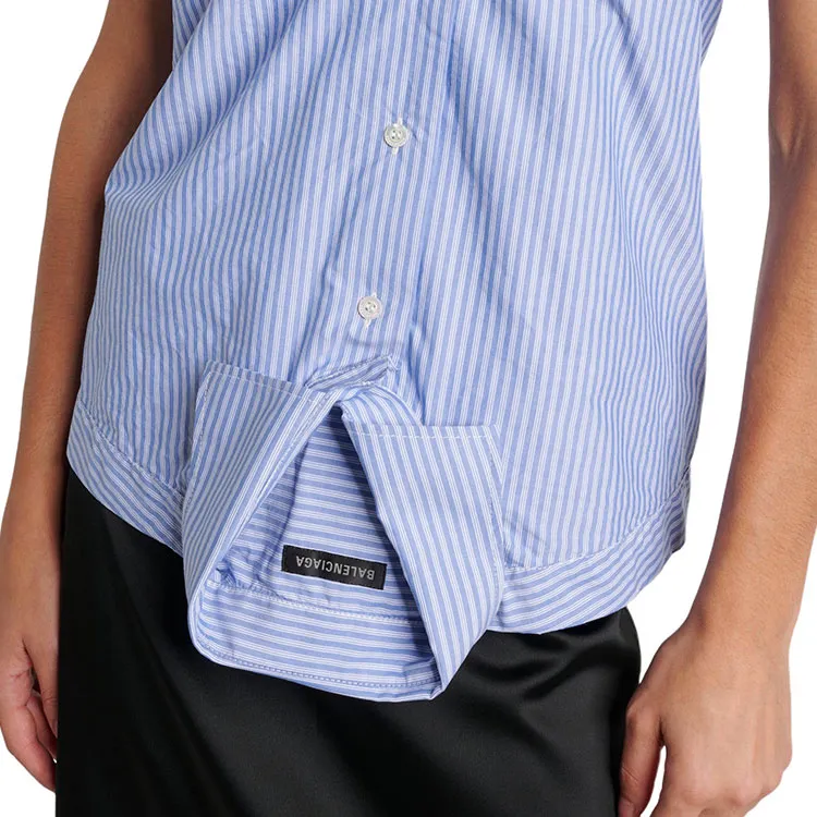Balenciaga Striped Halter Top-5