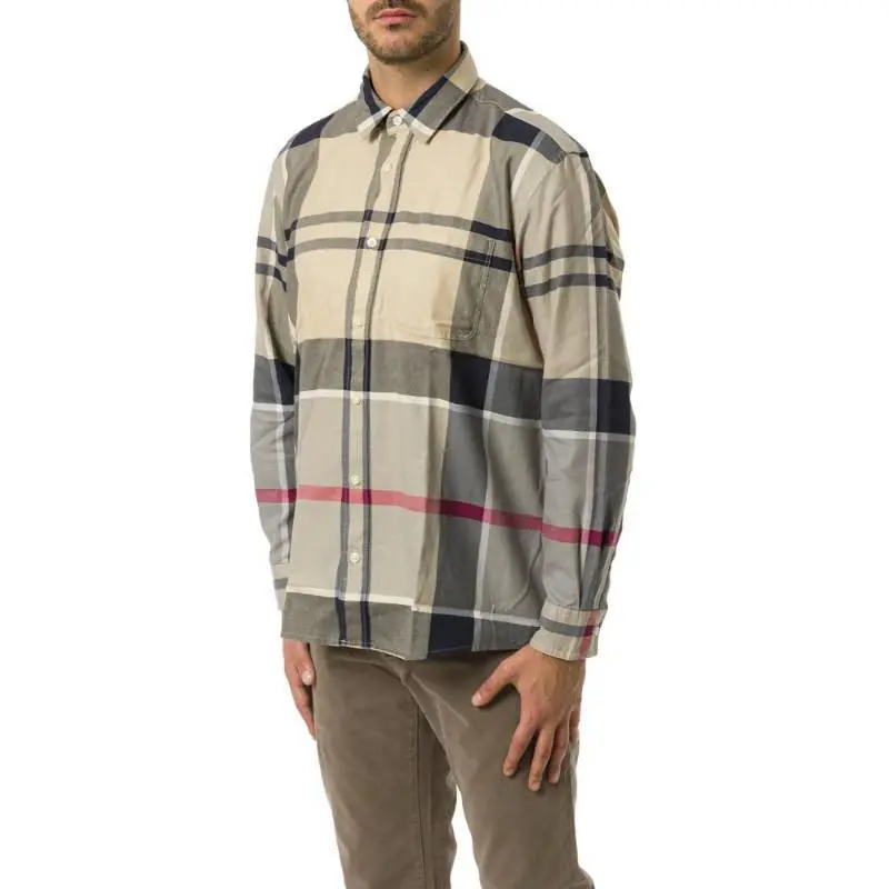 BARBOUR Renford Oversized Long Sleeved Tartan Shirt-2