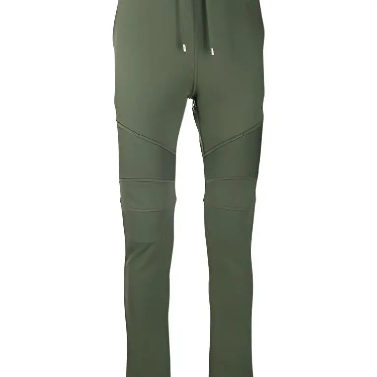 BALMAIN Knitted Sweatpants Men's Army Green-5