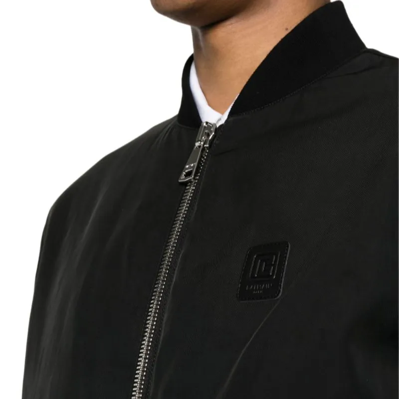 BALMAIN Zip Up Bomber Jacket-4
