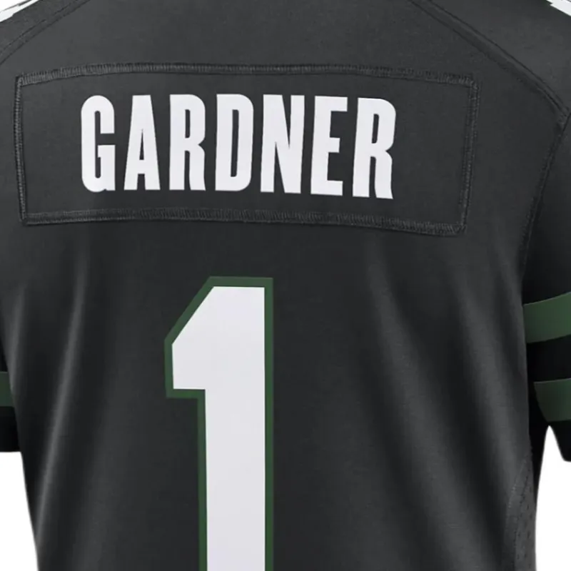 Nike Sauce Gardner New York Jets Women's Nike Nfl Game Football Jersey-3