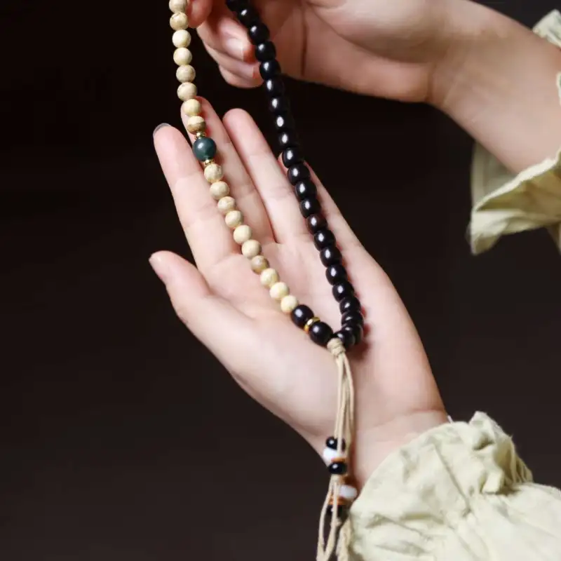 Lordship Ebony Bead Chain Unisex-8