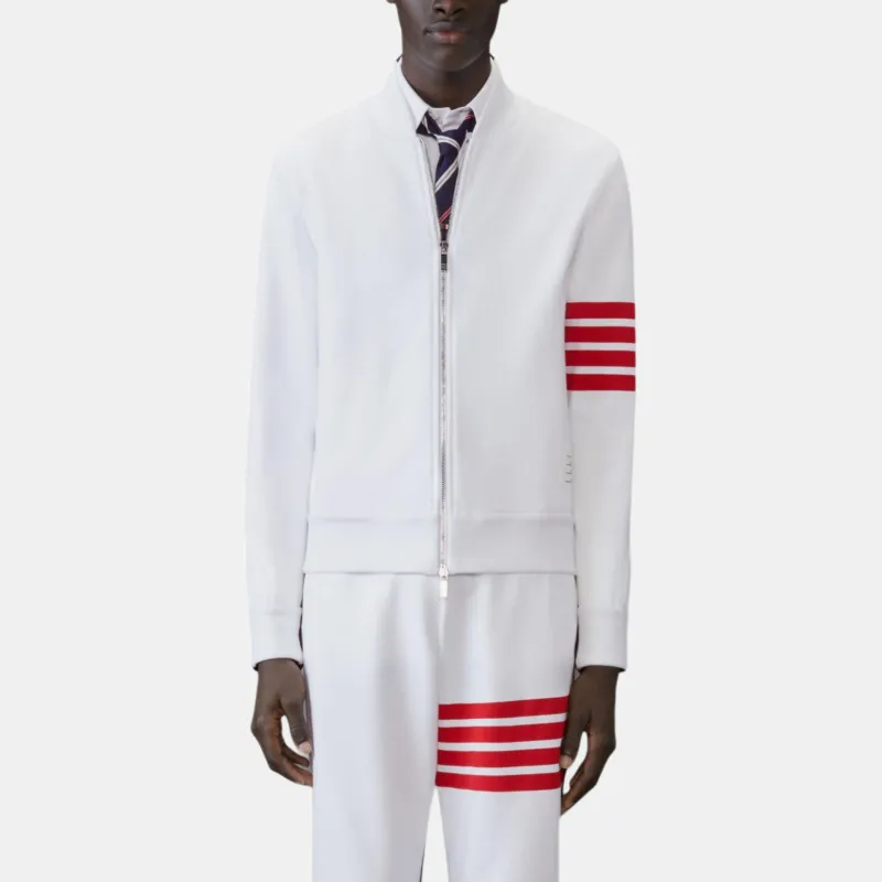THOM BROWNE Color Block Bomber Jacket-1
