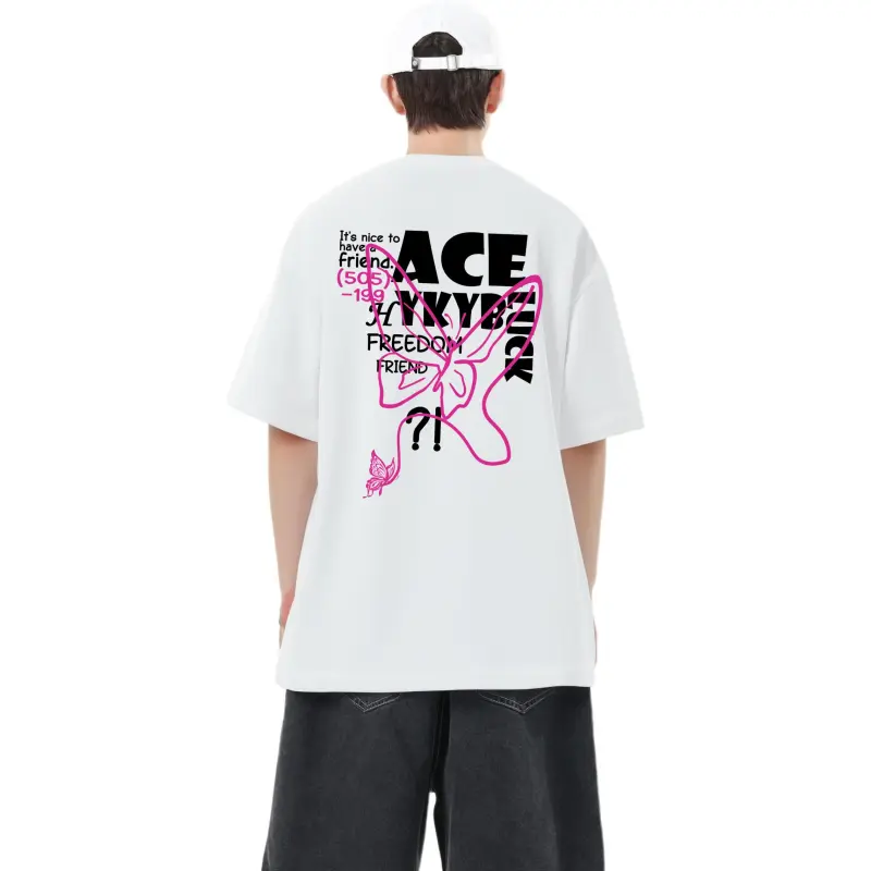 YK&YB T Shirts Unisex White-3