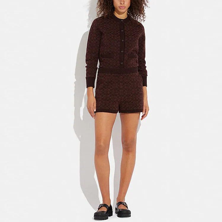 COACH Casual Shorts Women's Umber-1