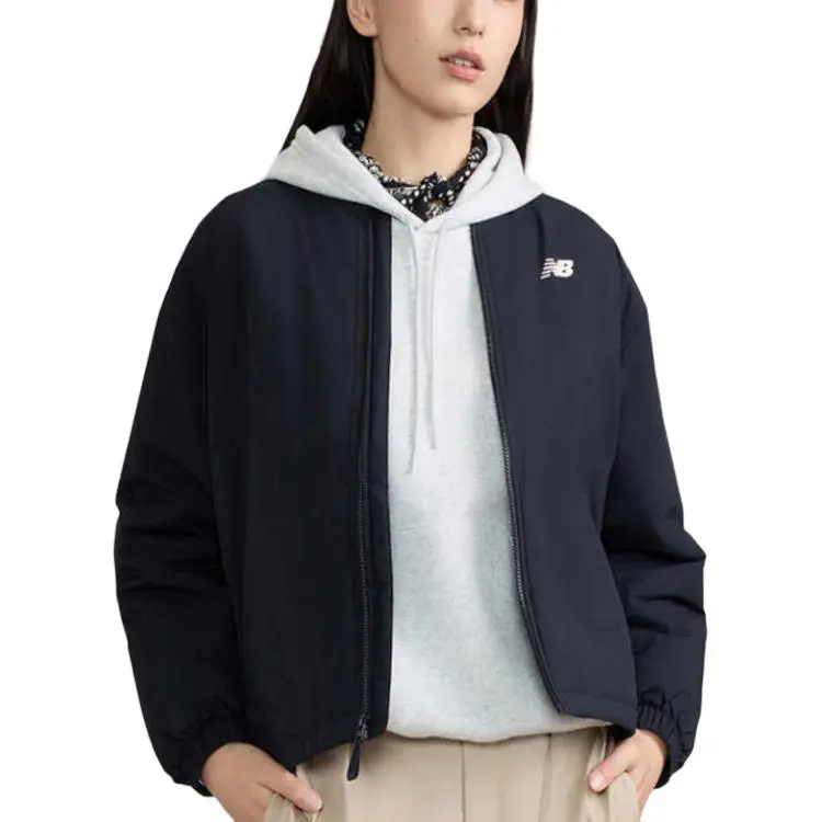 New Balance Jackets Coats Women's Black-4