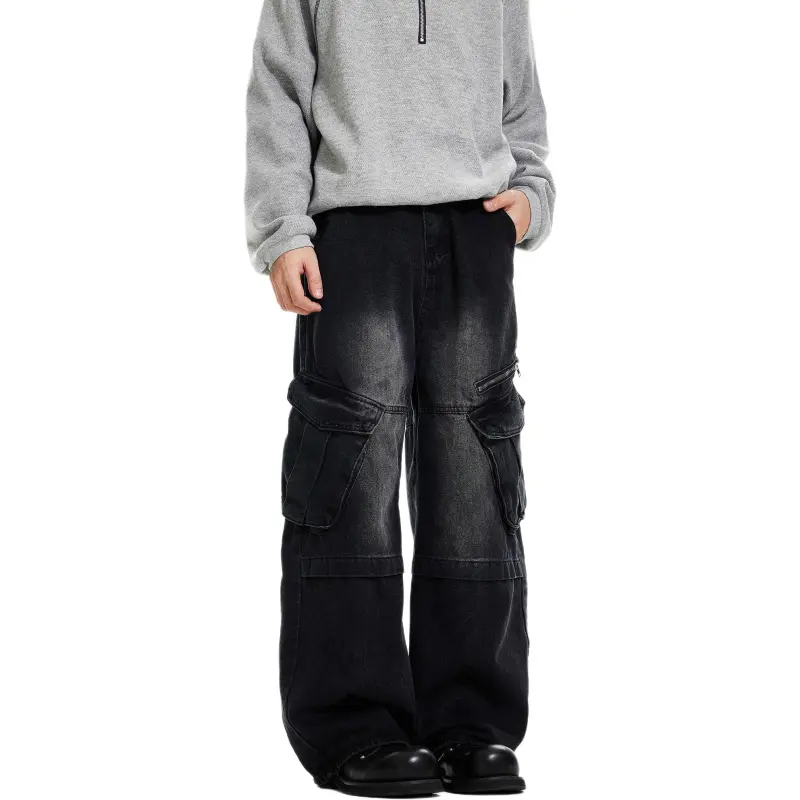 TESTUNG Jeans Men Black-8