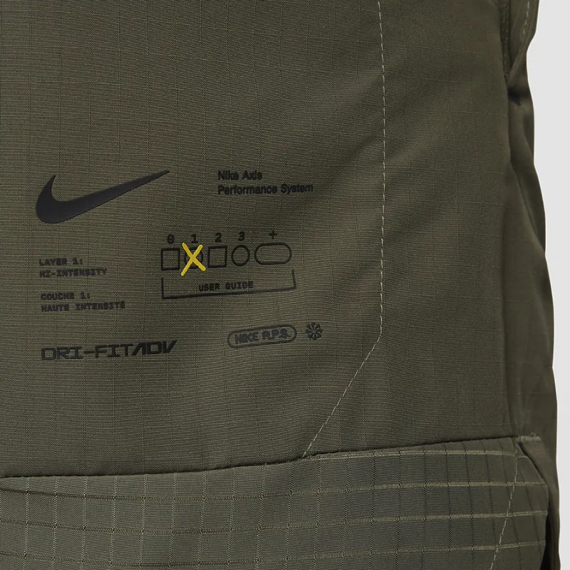 Nike Sports Shorts Men Medium Olive Green-3